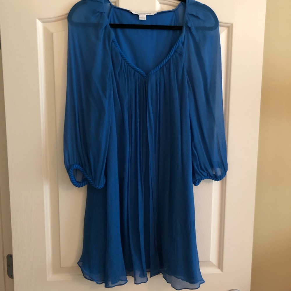 Diane Von Furstenberg Blue Dress